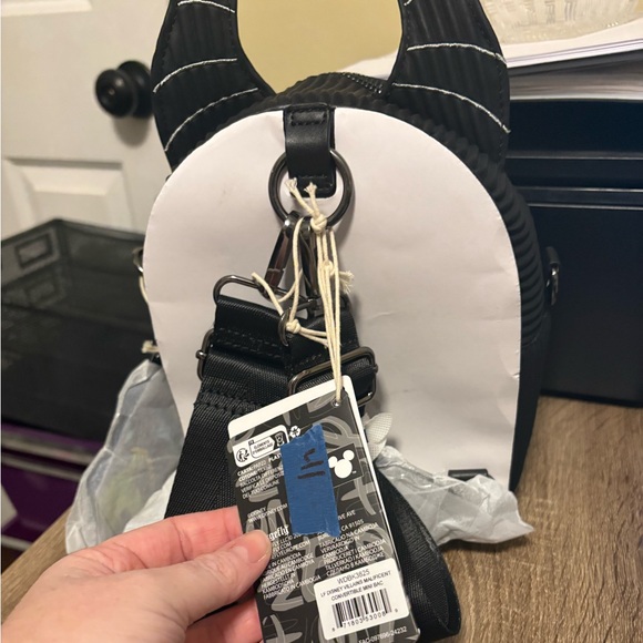 Loungefly Disney Villains Maleficent Convertible Mini Backpack - Picture 2 of 5